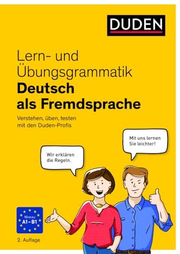 Portada de Lern- und Übungsgrammatik Deutsch als Fremdsprache: Verstehen, üben, testen mit den Duden-Profis
