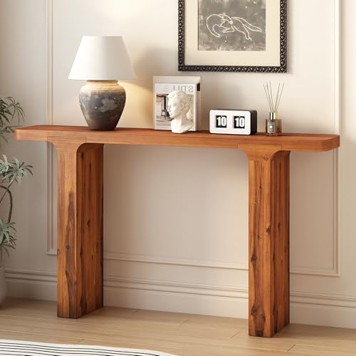 Merax Wood Entryway Console Table 60" Long, Narrow Sofa Side-Table
