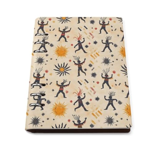 Carnet ligné A5 couverture rigide cuir synthétique pour notes d'école et affaires