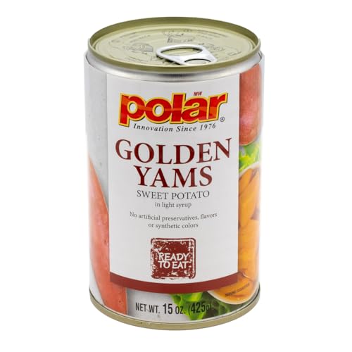 MW Polar Golden Yams Sweet Potato in Light Syrup, 15oz (Pack of 6) - Thumbnail 3