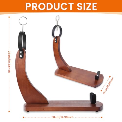 Soporte de Madera para Jamón con Base Antideslizante miniatura 2