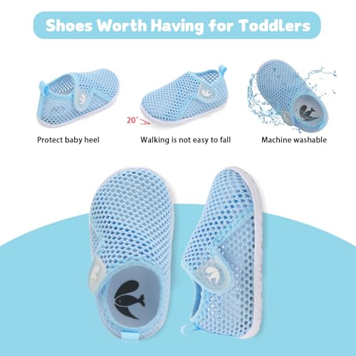 Image of FEETCITY Boys Girls Water Shoes Kids Aqua Socks Quick Dry Barefoot for Beach Swimming Pool