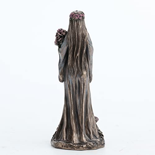 Escultura Triple Diosa Doncella Resina Bronce 4.13 Pulg miniatura 5