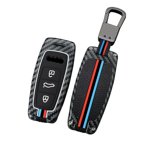 Coque clé Audi compatible S6 S7 SQ7 SQ8 protection silicone 3 boutons
