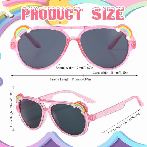 Unicorn Baseball Cap Sunglasses Set, Cute Unicorn Trucker Hat, Adjustable Baseball Hat for Girls, Outdoor Sports & Travel3