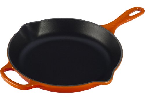 Skillet Redonda com alça Signature 26cm, Laranja, Ferro Fundido, Le Creuset