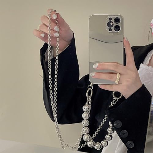 Coque miroir iPhone avec bandoulière idéale pour vos sorties