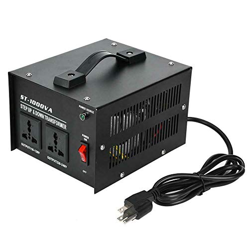 Zgrock 1000 Watt Voltage Transformer- Step Up And Down- Circuit Breaker Protection Universal Dual Output Step Up & Step Down Power Transformer 110V To 220V/220V To 110V #TOP4