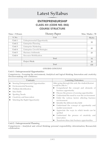 Image of Oswaal CBSE Class 12 Entrepreneurship Question Bank | Chapter & Topic-wise Solved Papers (2017-2026) | Based on Syllabus (April 2026) | Includes 2026 Papers | For 2027 Exam