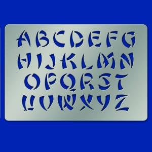 American Traditional Stainless Stencils - Beijing Alphabet
