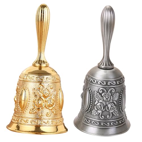 Cloche de service manuel lot de 2 pour appel de personnel bar et restaurant