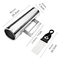 EASTROCK 10" 3" Stainless Steel Guiro Shaker with Scraper for Adult — image 4