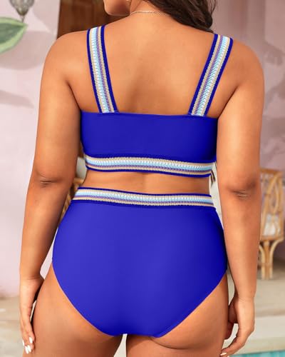 Image of Daci Women's Plus Size High Waisted Bikini Set