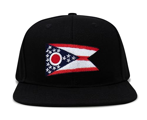 Image of International Tie State Hat for Men and Women, Adjustable Snapback Trucker Baseball Cap with Embroidered Patch