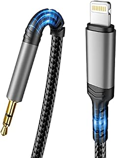 [Apple MFi Certified] Apple Lightning to 3.5mm Audio Cable 1M Compatible with iPhone 13/13 Pro/SE/12/12 Pro/11/11Pro/X/XS/XS Max/XR/8/7,Support All iOS Version for Home/Car Stereo,Speakers, Headphones