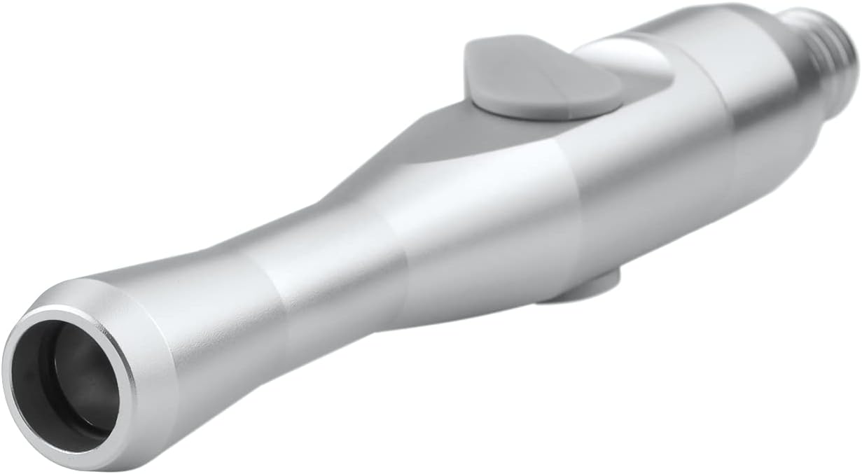 2Pcs Dental Chair Spare Parts Aluminum Universal Saliva Ejector Strong Suction Valves, silver