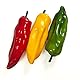 Laiiqi 9 Stück Künstliche Paprika Gefälschte Chili-Pfeffer Lebensechte Gefälschte Gemüse Bunte Paprika für Zuhause Küche Dekoration Requisiten Künstliche gemischte Paprika Set
