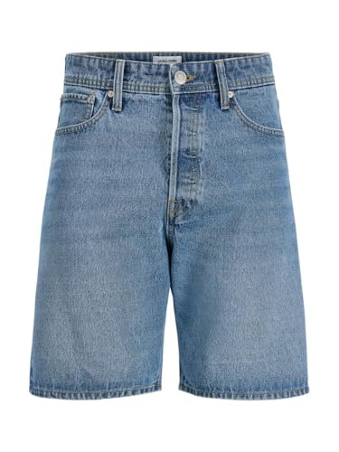 Jack & Jones Men Loose Fit Denim Shorts Blue M