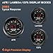 30-0300 X-Series 52mm (2-1/16”) Wideband UEGO Air/Fuel Ratio Gauge with LSU 4.9 Sensor Controller Gauge with Wideband Oxygen Sensor