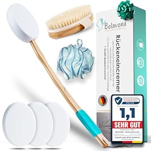 Eincremehilfe-fuer-Ruecken-Verbessertes-Konzept-2025-Optimale-Rueckenpflege-mit-Rueckeneincremer-Rueckenbuerste-inkl-4-austauschbaren-Pads–Rueckencremer-Rueckeneincremehilfe