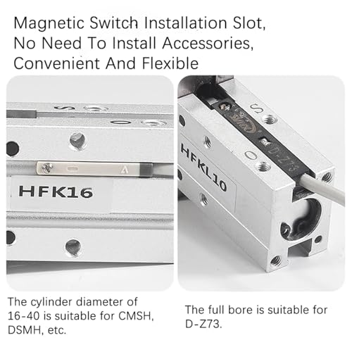 Cylindre pneumatique HFK40 à double effet de style parallèle - 6
