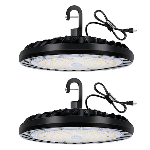 hykolity 2 Pack LED High Bay Light 200W, 5000K UFO...