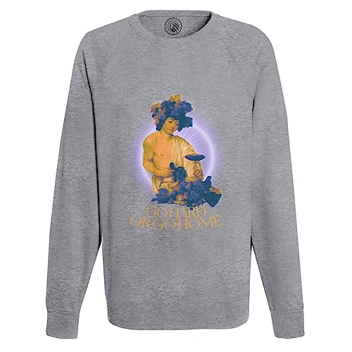 Sweatshirt Homme Go Hard Or Go Home au style vintage unique et humour meme