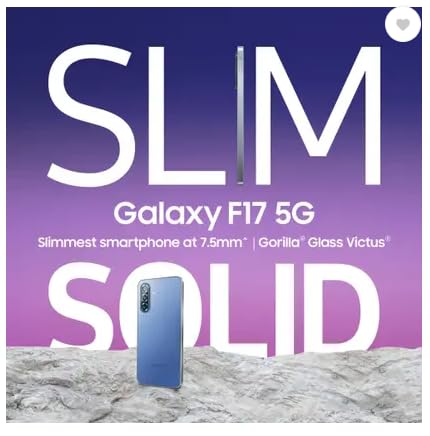 Samsung Galaxy F17 5G, Violet Pop (4GB, 128GB) view 2