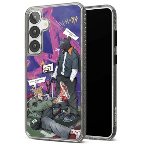 Image of DailyObjects Case for Samsung Galaxy S24 Plus Stride 2.0 Paw Code Compatible with Magnetic Wireless Charging Slim Back Cover with Inner Magnetic Ring Shockproof