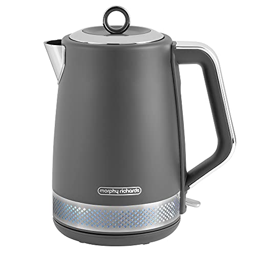 Morphy Richards 108022 Illumination Stainless Steel Jug Kettle Titanium Gazasgoods