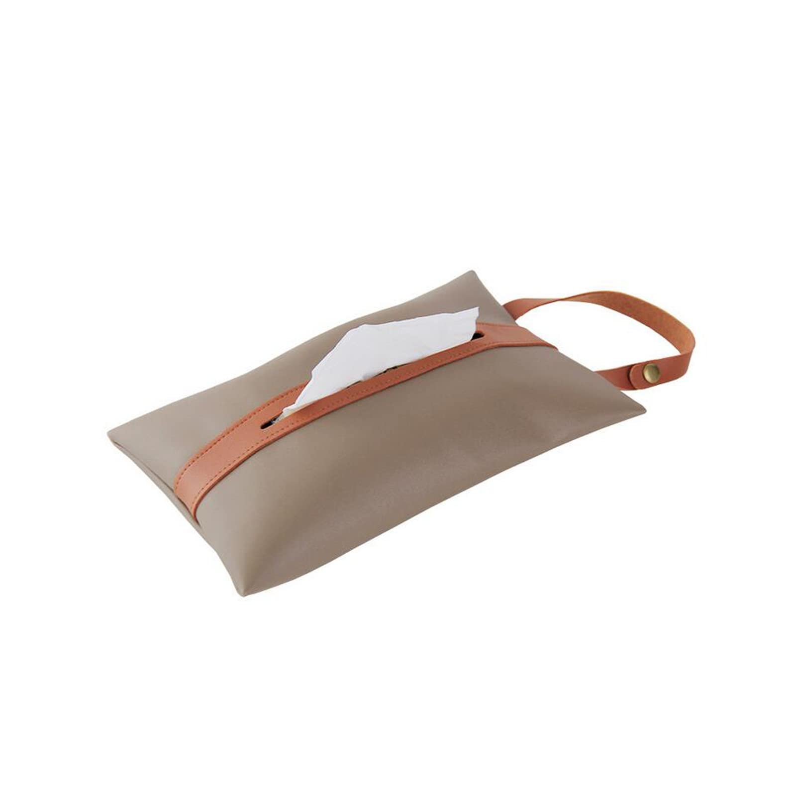 Organiseur en cuir marron suspendu pour sublimer votre cuisine ou table de nuit