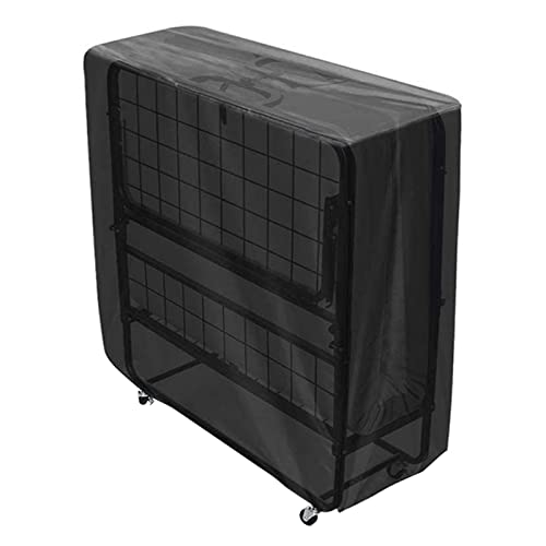 Generic 折りたたみ式ベッドカバー オックスフォード布 ? 防塵 防風 通気性 撥水設計、寮 寝室 ガレージ 収納対応 (Small)