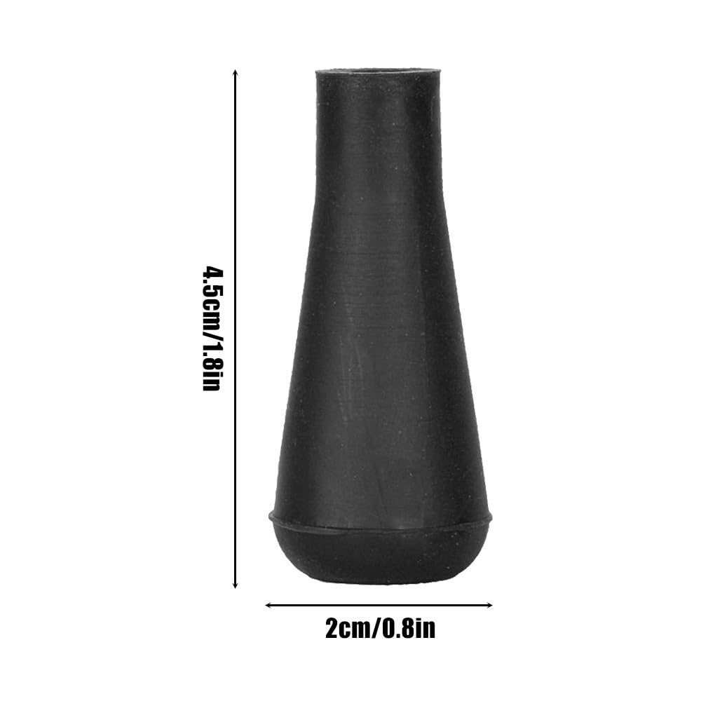 MiOYOOW Pointe de Flèche en Caoutchouc 6mm, Lot de 12 Embout de Flèche Léger Antichoc pour Tir à l'arc