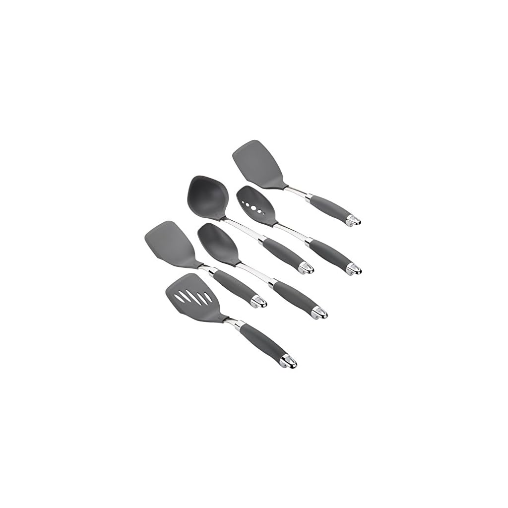 Anolon-SureGrip-Nonstick-Utensil-Kitchen-Cooking-Tools-Set-6-Piece-Graphite