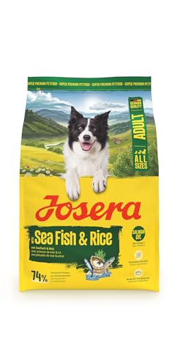 JOSERA Adult Poisson de mer et riz (1 x 3 kg) | Nourriture sèche de qualité supérieure pour chiens adultes | délicieux saumon et hareng | sans gluten | riche en acides gras oméga-3 | teneur en énergie