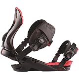 Rossignol Cobra - Fijaciones de snowboard para hombre, talla única, color negro