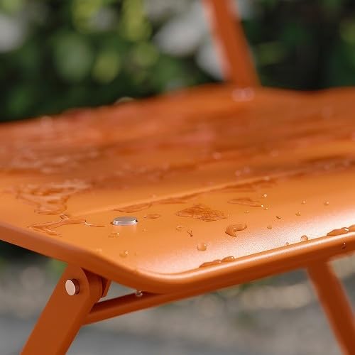 Amazon｜IKEA イケア 折りたたみチェア ブライトオレンジ 屋外用