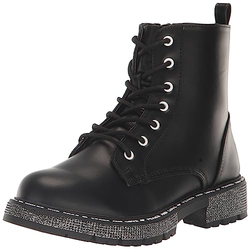 Steve Madden Girl's Wordle Combat Boot