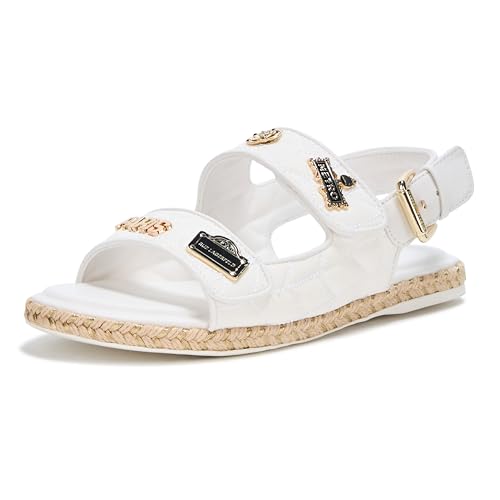 Image of KARL LAGERFELD Women's Charlay Double Strap Sandal With Pin Embellishments