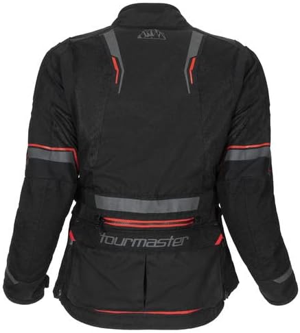 Miniatura 3 de Tourmaster Chaqueta Ridgecrest para mujer, transpirable, de malla, con armadura aprobada por la CE y múltiples bolsillos para protección contra todo