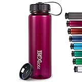 ✔ BEBA DE FORMA SALUDALE - Su Botella para Beber de 720°DGREE está hecha de Tritan Copolyester seguro. A diferencia de las botellas de plástico convencionales, sus bebidas están libres de BPA, BPS y ftalatos. Su "simpleBottle": 100% insípida y ligera.