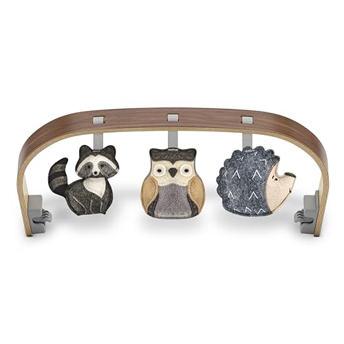Image of UPPAbaby Mira Forest Fun Toy Bar/Easily Attaches to Baby Bouncer/Sensory Entertainment