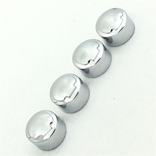 HONGK- Chrome Zombie Skull Engraved Bolts Toppers Caps Compatible with H-D 1986-later XL 2008-2013 XR 1985-1999 Evolution 1340 1999-later Twin Cam models Dyna Softail Road King FLH [B07FJRVY66]