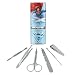 Superman Solitude Stainless Steel Manicure Pedicure Grooming Beauty Care Travel Kit