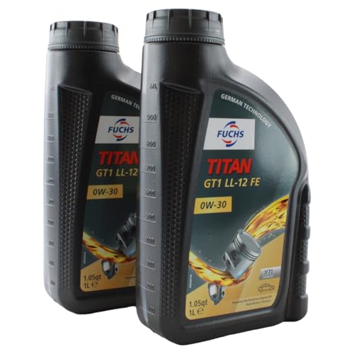 Aceite Motor Fuchs 2L TITAN GT1 LL-12 FE SAE 0W-30
