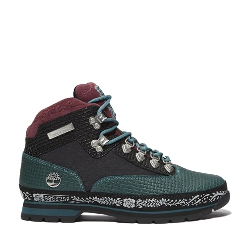 Timberland Timberland Men's Euro Hiker MID LACE UP BOOT, GREEN, 10 Medium