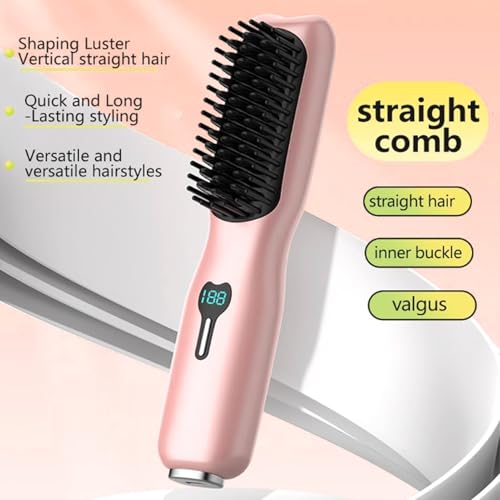 Cepillo alisador para cabello sin cable miniatura 3