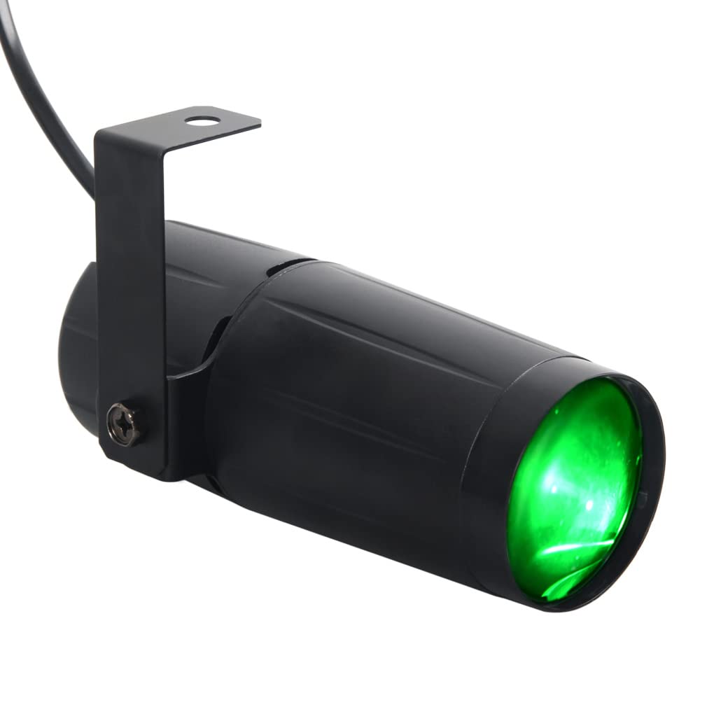 Sharelife Mini 3W Green Color LED Beam Pinspot Light Lamp Strong Spotlights Party Home Bar KTV DJ Stage Lighting M02