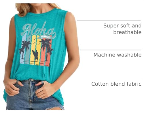 Image of Vacay Mode T Shirts for Women Summer Beach Hawaii Vacation Short Sleeve Tops Holiday Cruise Getaway T Shirts