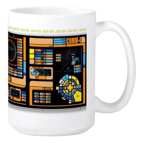CafePress Star Trek LCARS Large Mug Ceramic Coffee Mug, Tea Cup 15 oz Cover